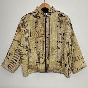 Vintage One size Maxson Tapestri Musical jacket